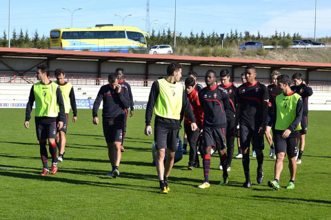 Último entrenamiento de Osasuna y convocatoria para el partido ante el Espanyol