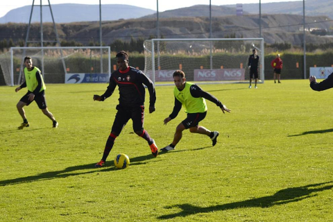 Último entrenamiento de Osasuna y convocatoria para el partido ante el Espanyol
