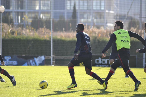 Último entrenamiento de Osasuna y convocatoria para el partido ante el Espanyol