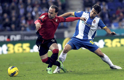 Imágenes de la victoria lograda por Osasuna frente al Espanyol en Cornellá-El Prat.