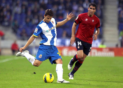 Imágenes de la victoria lograda por Osasuna frente al Espanyol en Cornellá-El Prat.