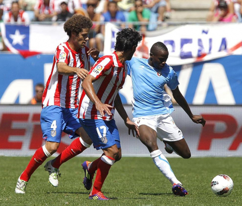 Osasuna consigue un empate en el Vicente Calderón en la segunda jornada de la temporada 2011/2012.