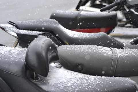 Ola de frío en varios lugares de Pamplona este 4 de febrero