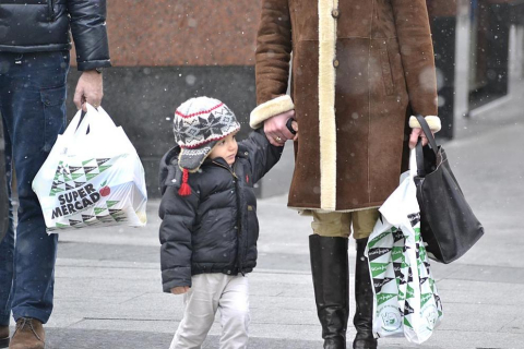 Ola de frío en varios lugares de pamplona este 4 de febrero