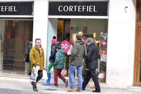 Ola de frío en varios lugares de pamplona este 4 de febrero