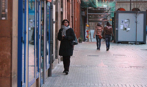 Ola de frío en varios lugares de pamplona este 4 de febrero