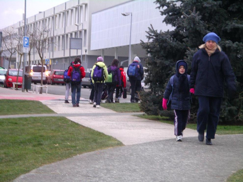 La capital navarra volvió a amanecer con valores negativos en los termómetros