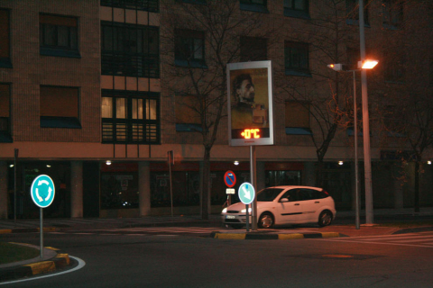 Navarra volvió a amanecer con valores negativos en los termómetros