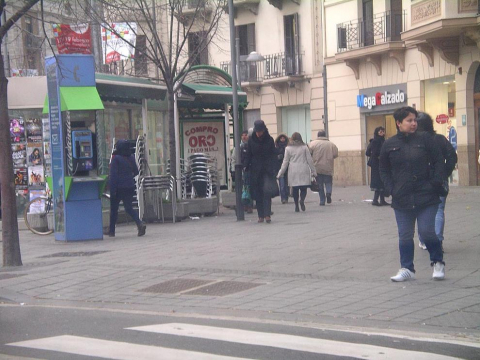 La capital navarra volvió a amanecer con valores negativos en los termómetros