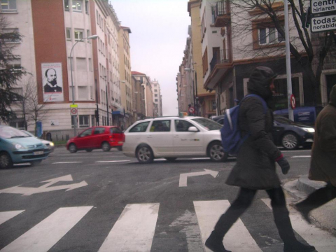 La capital navarra volvió a amanecer con valores negativos en los termómetros