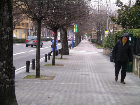 La capital navarra volvió a amanecer con valores negativos en los termómetros