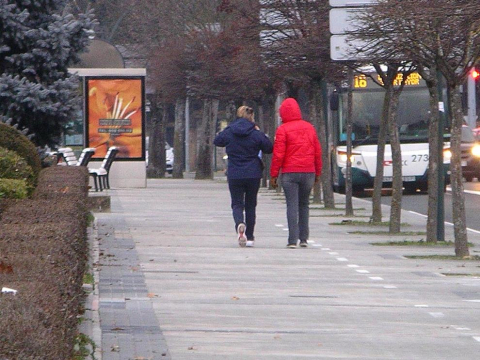 La capital navarra volvió a amanecer con valores negativos en los termómetros
