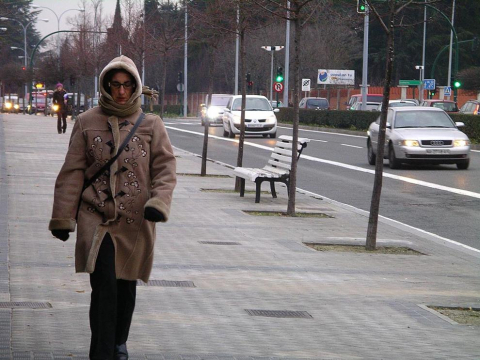 La capital navarra volvió a amanecer con valores negativos en los termómetros