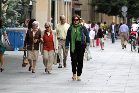 La semana empieza con tiempo inestable en Navarra, que se mantendrá hasta el jueves. Al menos, éstas son las previsiones de la Agencia Estatal de Meteorología. AGENCIAS