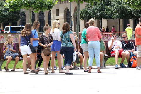 La semana empieza con tiempo inestable en Navarra, que se mantendrá hasta el jueves. Al menos, éstas son las previsiones de la Agencia Estatal de Meteorología. AGENCIAS