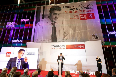 Comienzo de la campaña electoral en el País Vasco