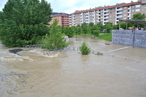 Imágenes de los lectores de riadas en Pamplona y Comarca