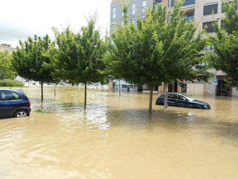 Imágenes de los lectores de riadas en Pamplona y Comarca