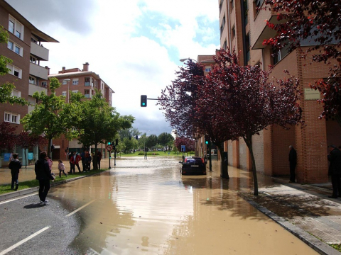 Imágenes de los lectores de riadas en Pamplona y Comarca