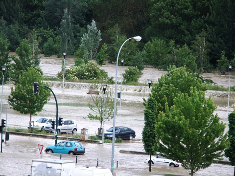 Imágenes de los lectores de riadas en Pamplona y Comarca
