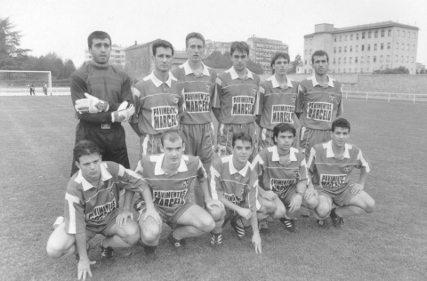 Patxi Puñal, en su etapa en el Valle de Egüés en 1995