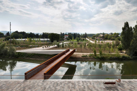 Arquitectos navarros que fueron galardonados con medalla en los galardones entregados por el Colegio de Arquitectos Vasco-Navarro.