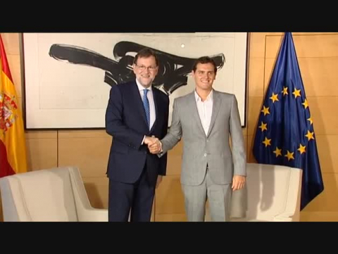 Rajoy y Rivera se reúnen en el Congreso