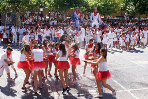 Cohete de fiestas en Monteagudo