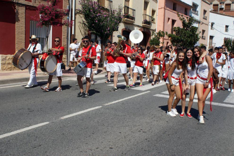 Cohete de fiestas en Monteagudo