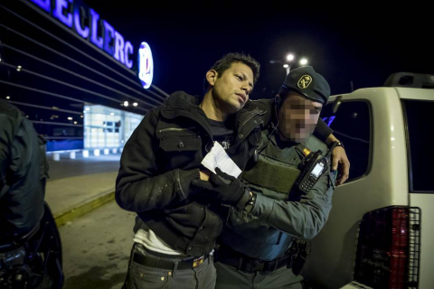 Imágenes del simulacro de atentado terrorista realizado en el centro comercial La Morea.