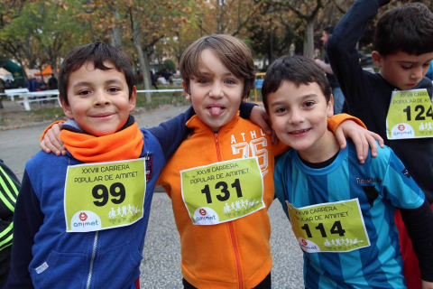 Un total de 485 atletas participaron en Tudela en la XXVIII Carrera Popular de Amimet