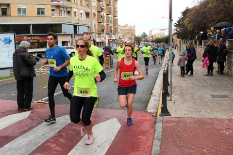 Un total de 485 atletas participaron en Tudela en la XXVIII Carrera Popular de Amimet