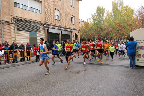 Un total de 485 atletas participaron en Tudela en la XXVIII Carrera Popular de Amimet
