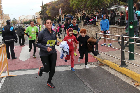Un total de 485 atletas participaron en Tudela en la XXVIII Carrera Popular de Amimet