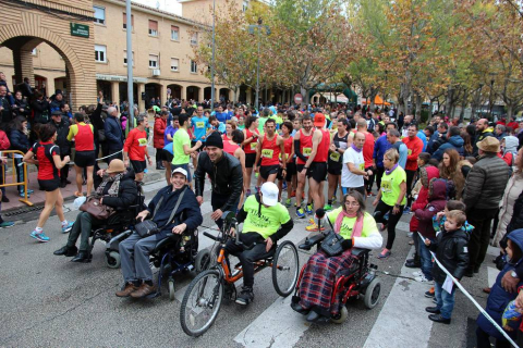 Un total de 485 atletas participaron en Tudela en la XXVIII Carrera Popular de Amimet