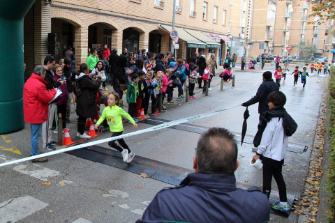 Un total de 485 atletas participaron en Tudela en la XXVIII Carrera Popular de Amimet