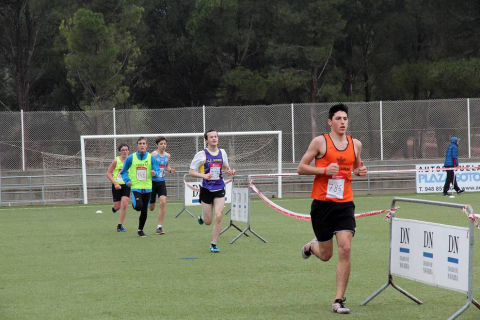 El circuito de Santa Quiteria en Tudela acogió este domingo el campeonato navarro de cross.