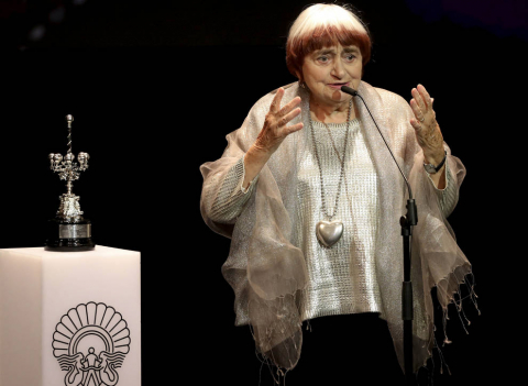 Agnès Varda recoge el Premio Donostia 