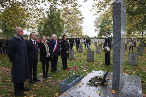 Acto en la localidad francesa a los presos navarros de la II Guerra Mundial.
