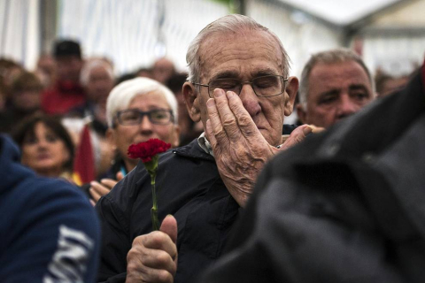 Acto en la localidad francesa a los presos navarros de la II Guerra Mundial.