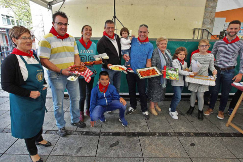 Concurso de relleno en las fiestas en Villava 2017