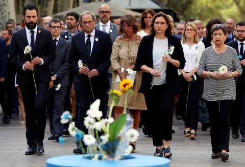 Barcelona recuerda con música y poesía a las víctimas del atentado de 2017