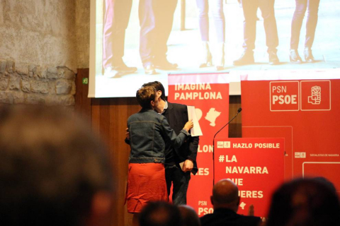 Las candidatas María Chivite y Maite Esporrín protagonizaron el acto de presentación de candidaturas a las elecciones autonómicas y municipales de 2019.