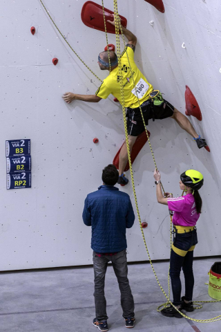 Fotos de la disputa del Campeonato de España de Paraescalada celebrado en Rocópolis