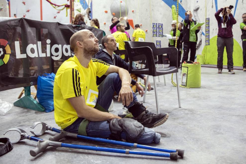 Fotos de la disputa del Campeonato de España de Paraescalada celebrado en Rocópolis