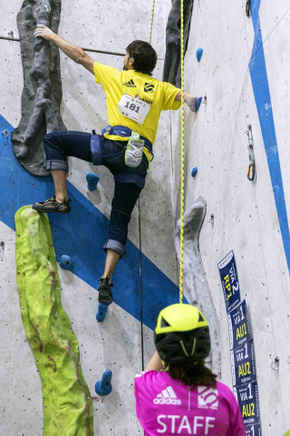 Fotos de la disputa del Campeonato de España de Paraescalada celebrado en Rocópolis