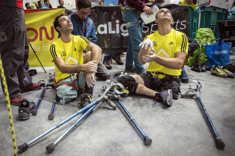 Fotos de la disputa del Campeonato de España de Paraescalada celebrado en Rocópolis