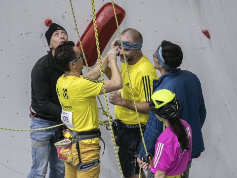 Fotos de la disputa del Campeonato de España de Paraescalada celebrado en Rocópolis