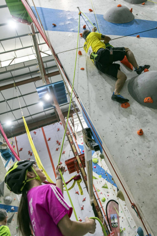 Fotos de la disputa del Campeonato de España de Paraescalada celebrado en Rocópolis