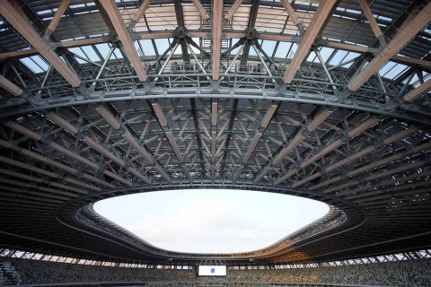 Todas las fotos de la inauguración del nuevo estadio olímpico de Tokio